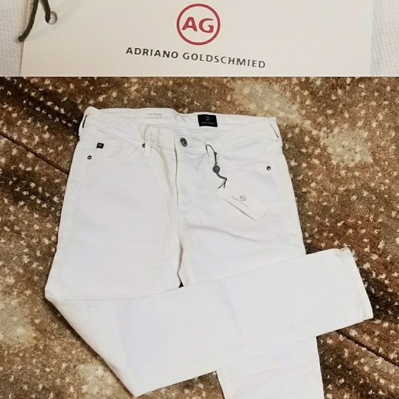 Adriano Goldschmied The Prime white jean NWT 27 - Picture 1 of 8